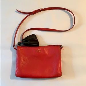 Red Kate Spade Crossbody purse